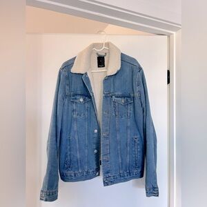 Denim faux wool overshirt/jacket New Look XL